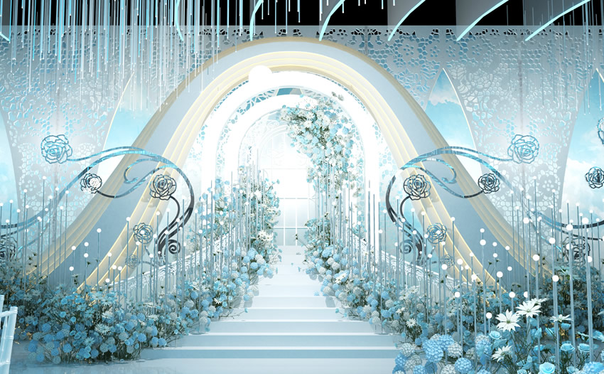 青海釡香烙馍村水晶厅效果展示